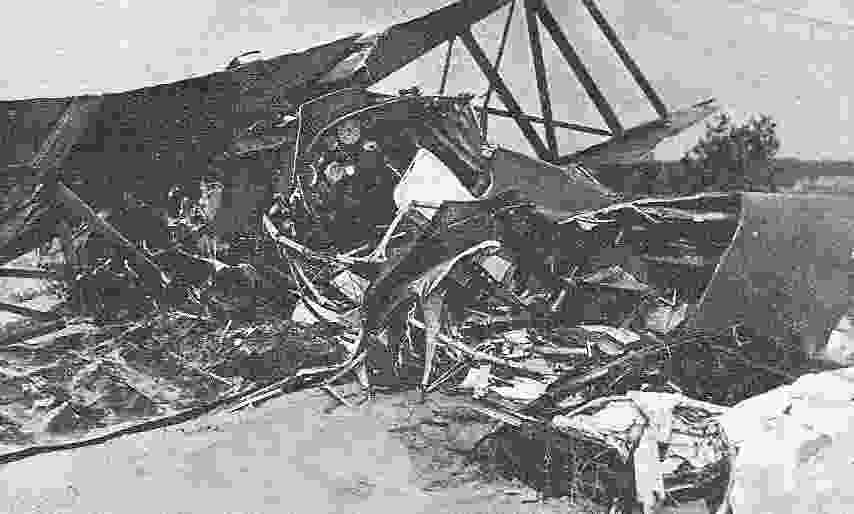 A crashed Letov S.16